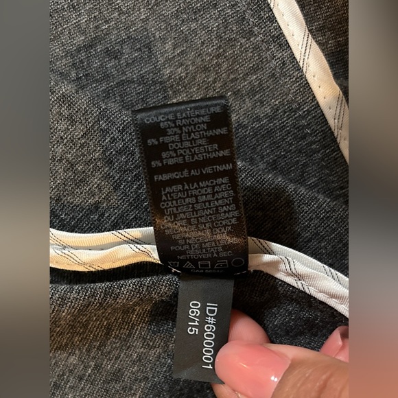 Express Gray with Black Trim Blazer in Size Large - Picture 7 of 8